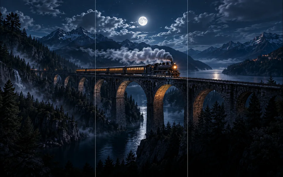 AI Image Extender effect preview