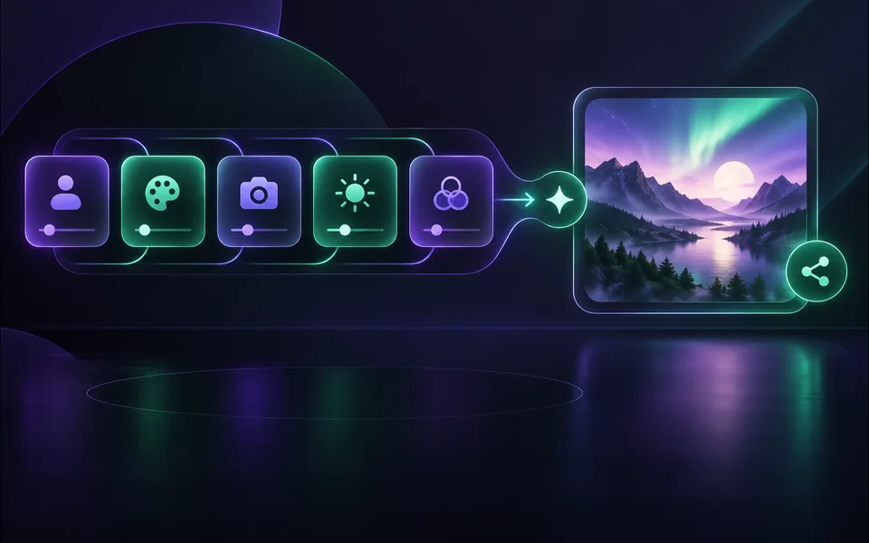 Prompt Builder & Sharing effect preview